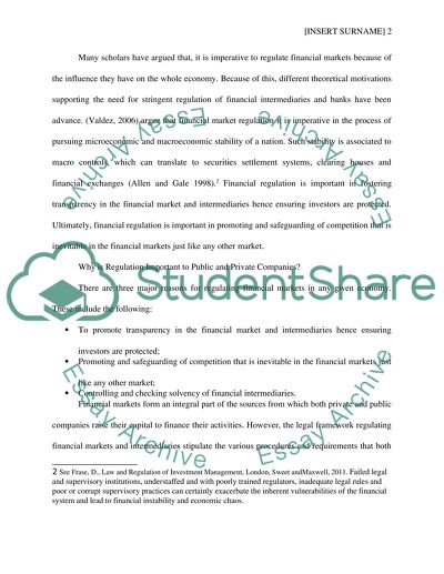 Important Methods of Regulating a Financial Market