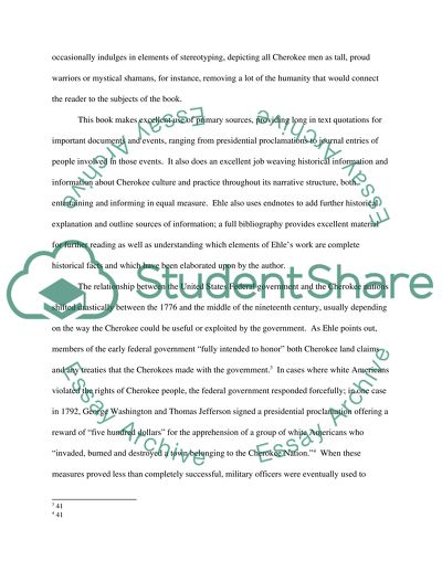 Cherokee essay picture