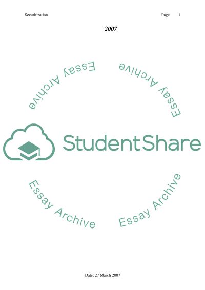 Securitisation and the International Relations Theory