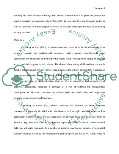 Children Studies: Bluebond-Langners Proposal