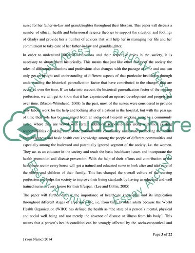 Health for Community and People across Lifespan