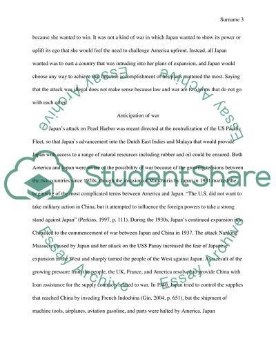 Issues Surrounding the Japanese Attack on Pearl Harbor