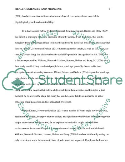 The Social Perception of Adults Living in Denham, WA towards Healthy Eating