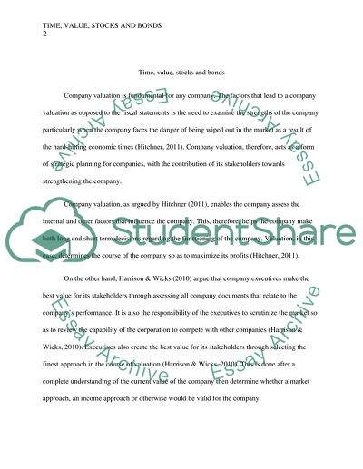 Time, value, stocks and bonds