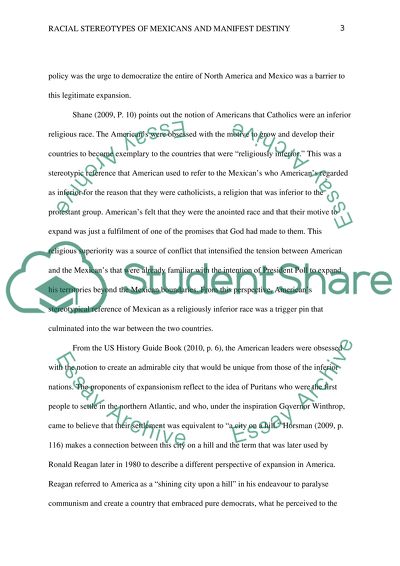 The Racial Stereotypes of Mexicans that Underpinned Manifest Destiny