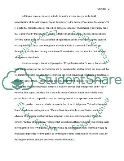 Attitudes and Behavior in Psychology