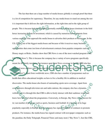 Comparing and Contrasting Sky News with American Media Outlets