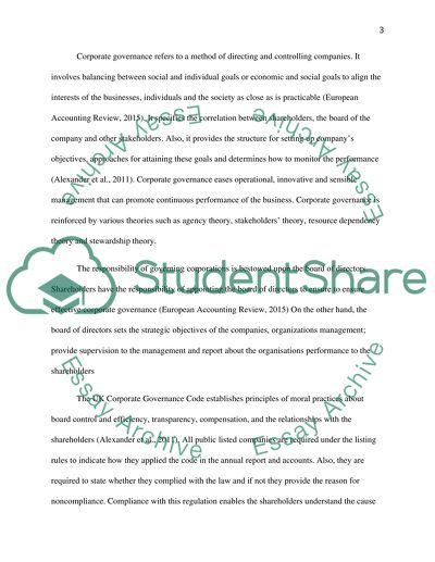 The UK Corporate Governance Code Break Down at Tesco