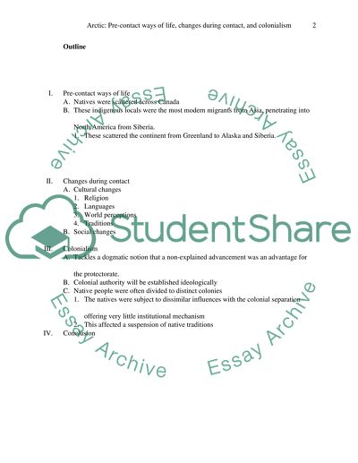 Pre-contact ways of life, changes during contact, and colonialism