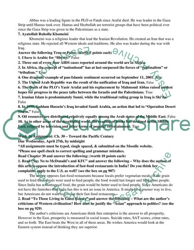 Challenges of Nation-Building in Africa and the Middle East