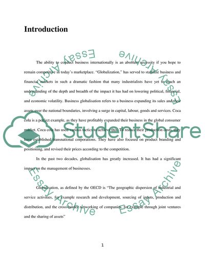 Globalization and Diversity