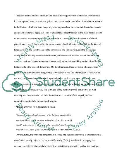 Issus on Populr Journlism