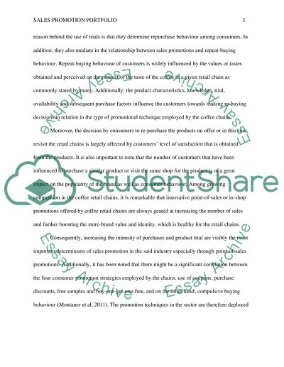 Dissertation sales promotion