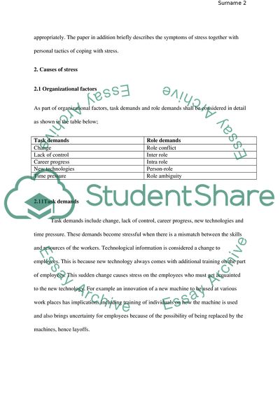 The Human Resource Departments Roles in Helping Employees Cope with Stress