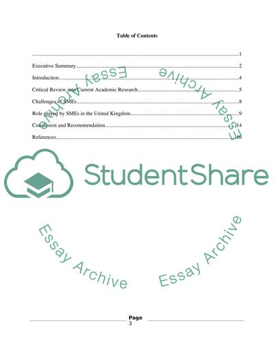 Small and Medium-Sized Enterprises