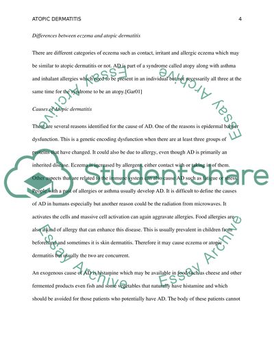 Atopic Dermatitis: Eczema