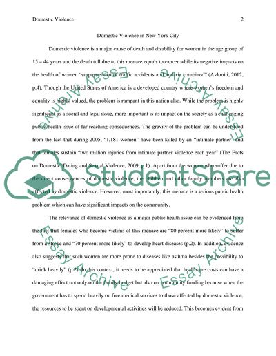 Domestic Violence in New York City