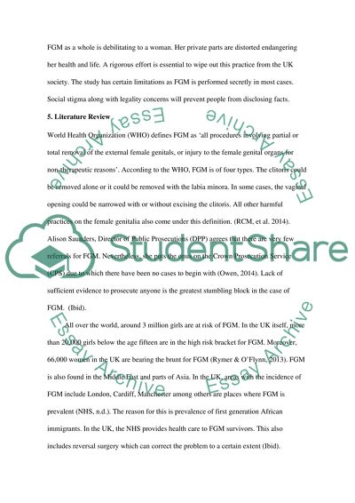 What do we know about female genital mutilation in the UK