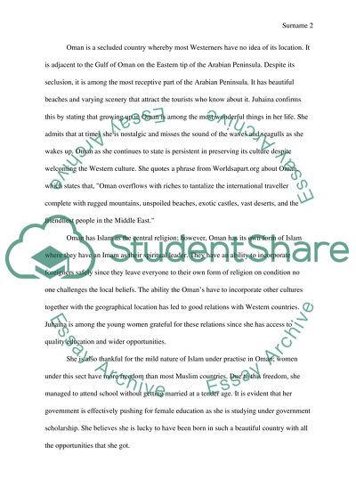 Growing up in Oman - Juhainas Journey to Greatness