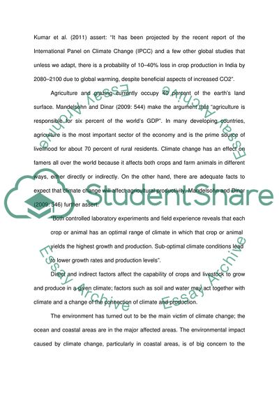 Third World and Climate Change