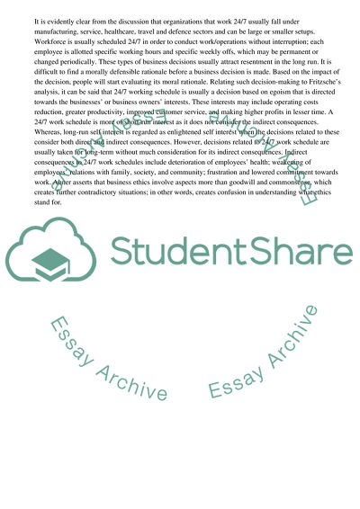 Business Ethics: Making a Life, Not Just a Living