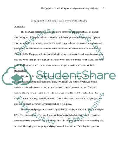 Habits/Learning Theory