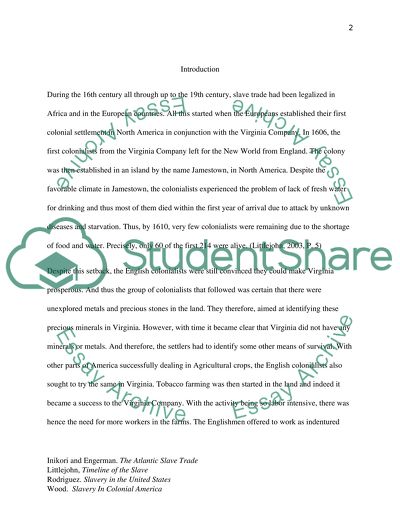 Slave Trade to America. Effects on Economies, Societies, and People