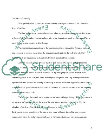 Tanning. Why do people still tan after knowing all the bad effects