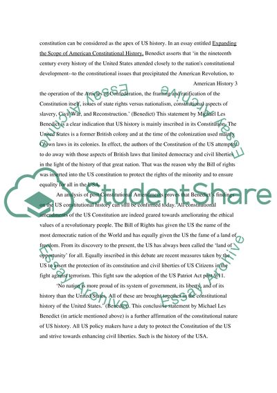 American history-us constitution