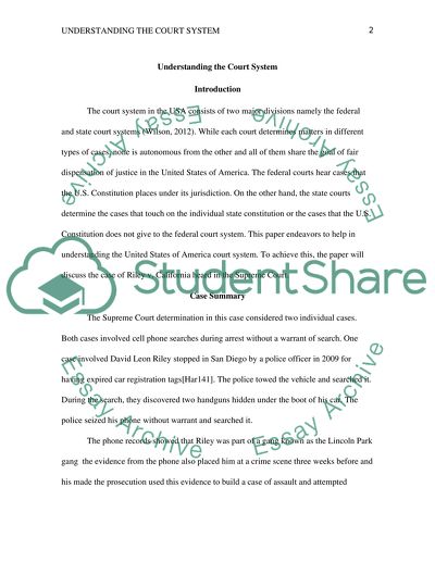 Understanding the Court System