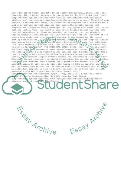 Module 7 Aviation Trend/Issue Report