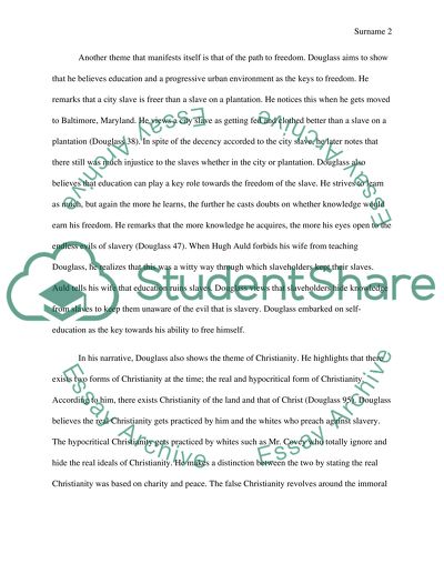 The Narrative by Douglass