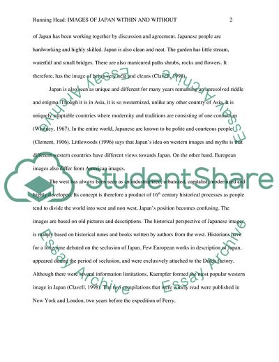 Images of Japan Within and Without