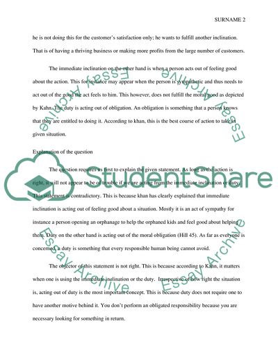 Kahns Motivation for Action