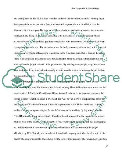 Judgment at Nurember