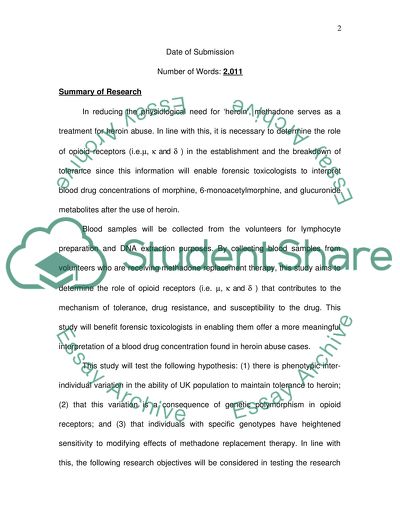 Science Research Proposal