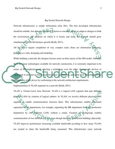 Big Switch Network Design