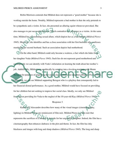 Mildred Pierce Assignment