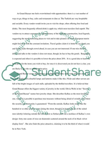 Grand Bazaar and Turkish Diversity