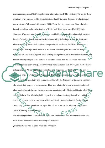 Beliefs and Ways of Life