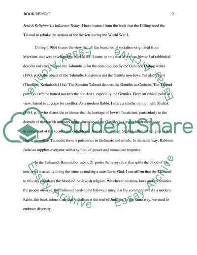 The Jewish Religion: Its Influence Today by Elizabeth Dilling