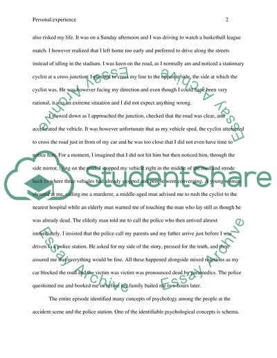 Personal Experience in Incorporating Psychological Concepts