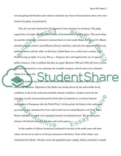 Relations between Blacks and Whites