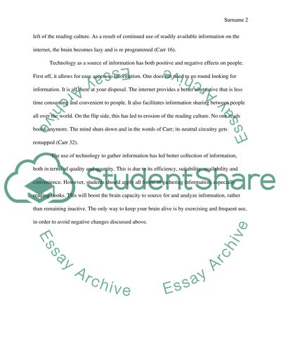 Change in Perception and Use of Information from the Internet