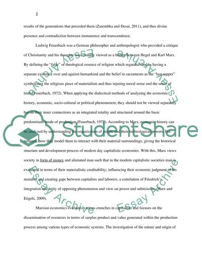 Influence of German Philosophy and English Political Economy in Marxs Manuscripts