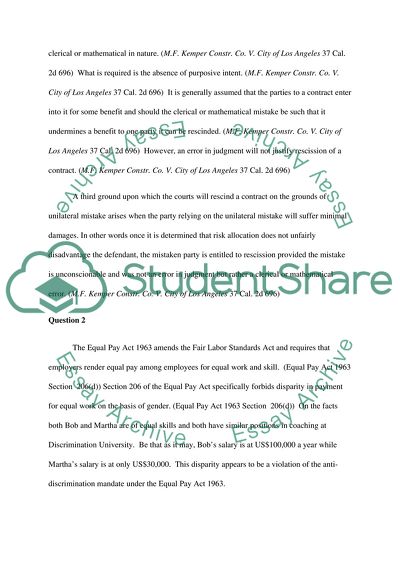 Legal Mistakes Issues