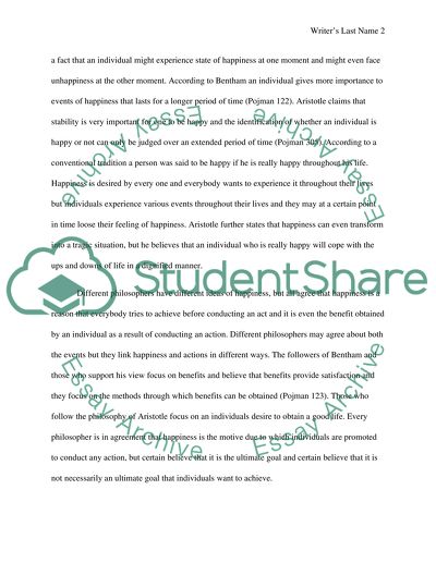 The Phenomenon of Happiness