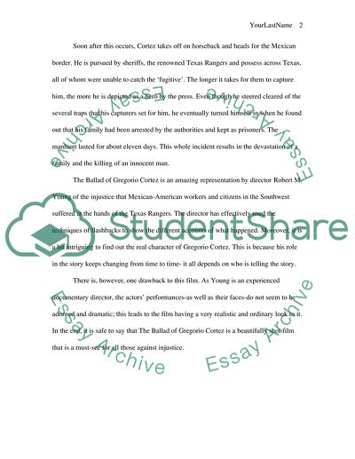 The Ballad of Gregorio Cortez Movie