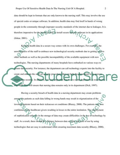 Implementation of Health Data Systems