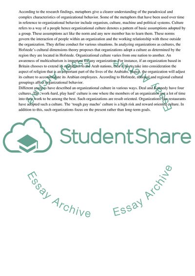 Managing Organizations in a Global Context